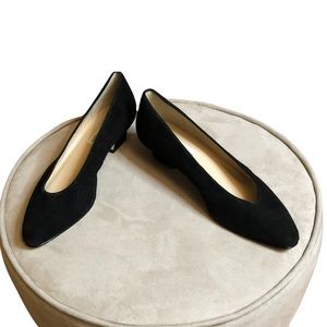 ETIENNE AIGNER black velvet/suede size 10M. Brand NEW W/Out tags. See details